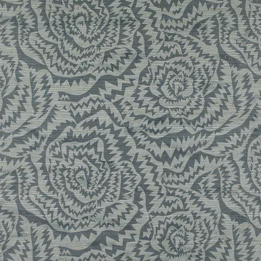 Kirkby Design Jagged Roses Wallpaper | Teal | WK821/05