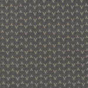 Zion Charcoal Fabric by Clarke & Clarke - F1324/01 | Modern 2 Interiors