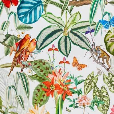 Barbados Tropical Fabric by Prestigious Textiles - 3939/522 | Modern 2 Interiors