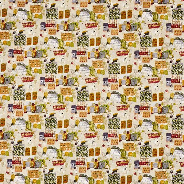 Allotment Autumn Fabric by Prestigious Textiles - 5097/123 | Modern 2 Interiors