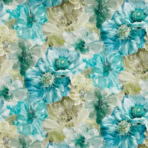 Lani Ocean Fabric by Prestigious Textiles - 8702/711 | Modern 2 Interiors