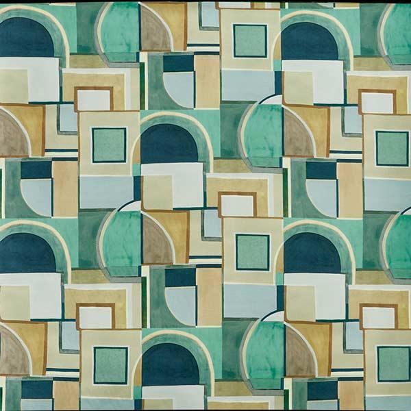 Frida Lagoon Fabric by Prestigious Textiles - 8707/77 | Modern 2 Interiors