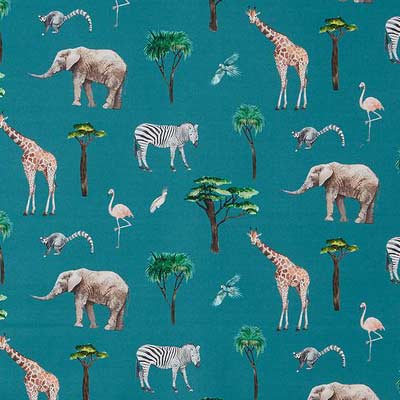 On Safari Reef Fabric by Prestigious Textiles - 8714/782 | Modern 2 Interiors