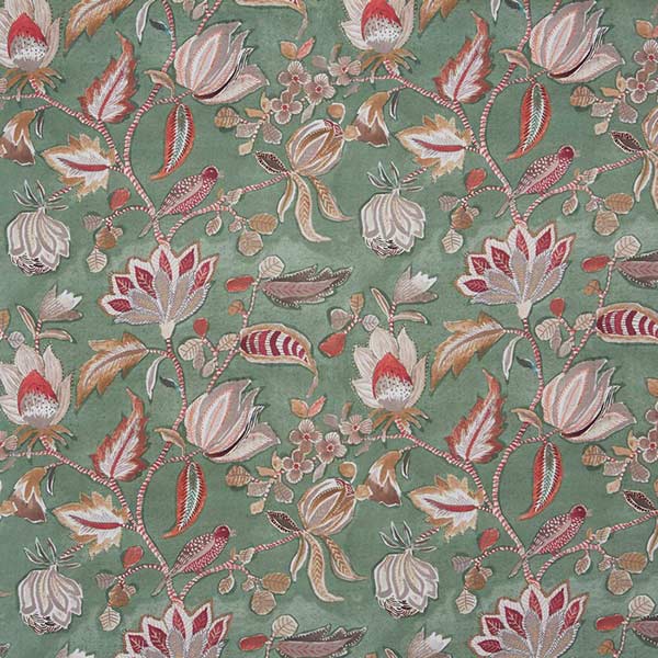 Azalea Fennel Fabric by Prestigious Textiles - 8731/281 | Modern 2 Interiors