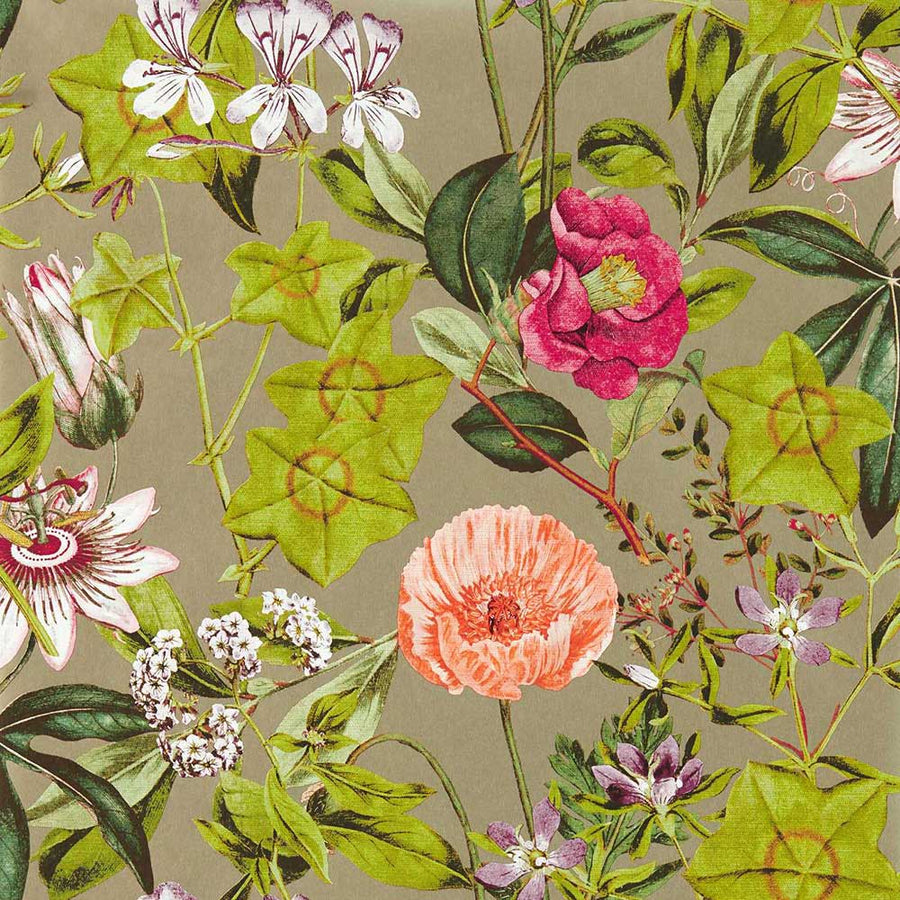 Clarke & Clarke Passiflora Wallpaper | Mulberry & Gilver | W0143/03