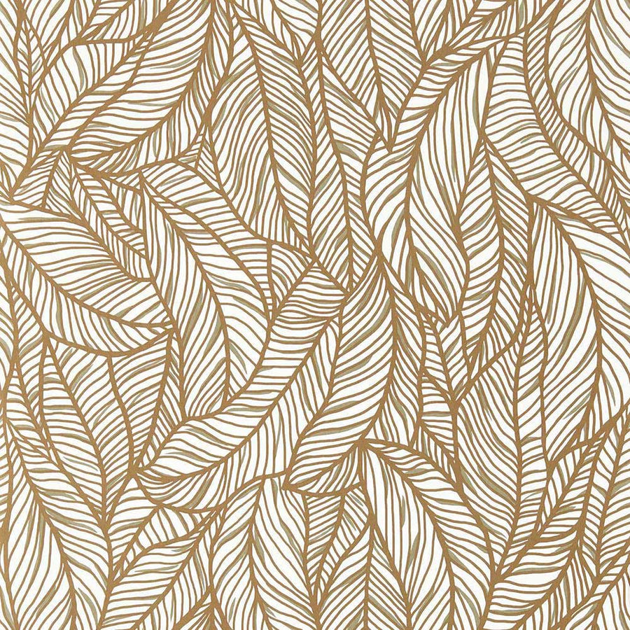 Clarke & Clarke Selva Wallpaper | Bronze & Ivory | W0144/01