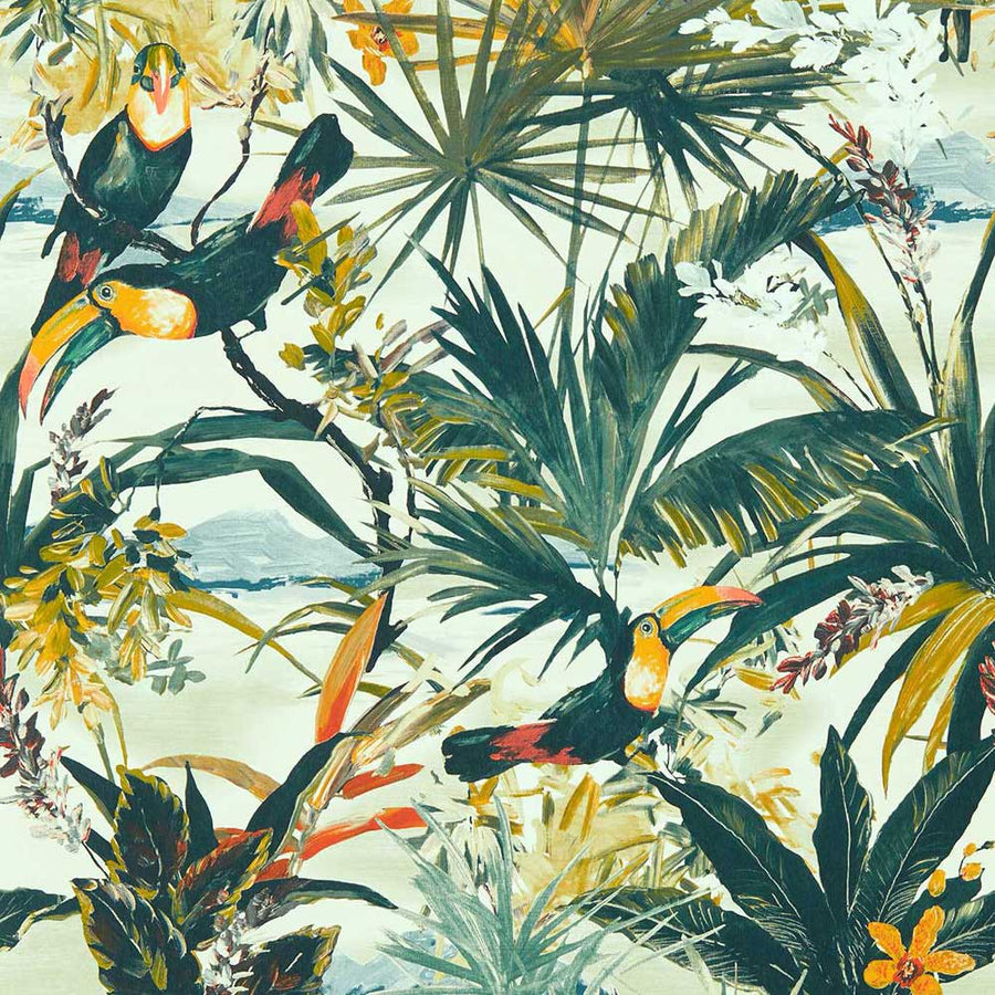 Clarke & Clarke Toucan Wallpaper | Antique | W0146/01