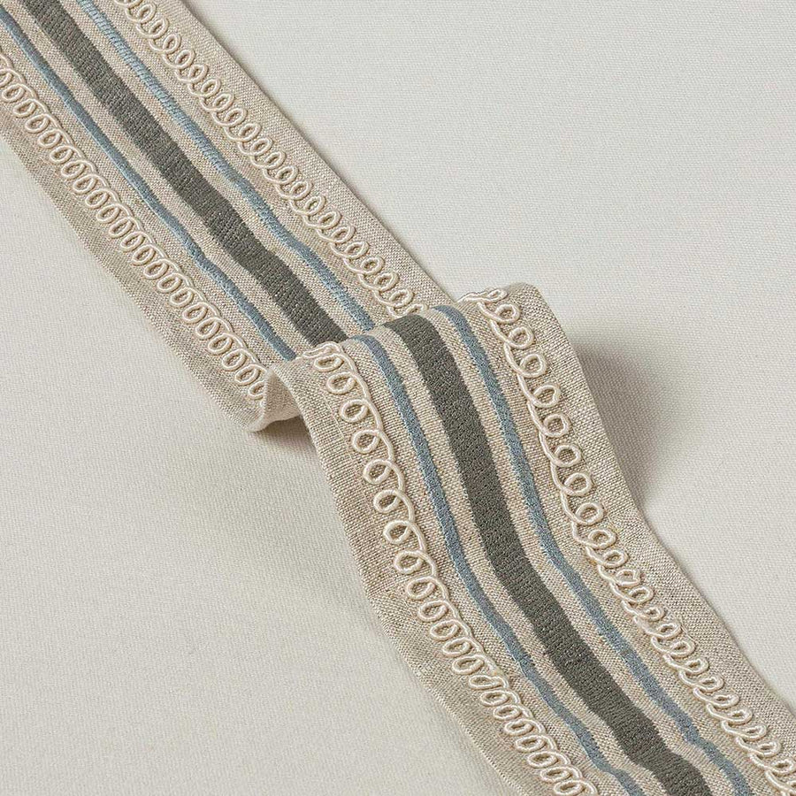 Bailey Braid Old Blue Trimmings by Colefax & Fowler - 05454-04 | Modern 2 Interiors
