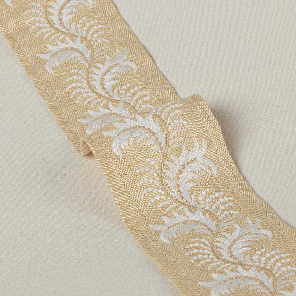 Feather Braid Yellow Trimmings by Colefax & Fowler - 05453-02 | Modern 2 Interiors