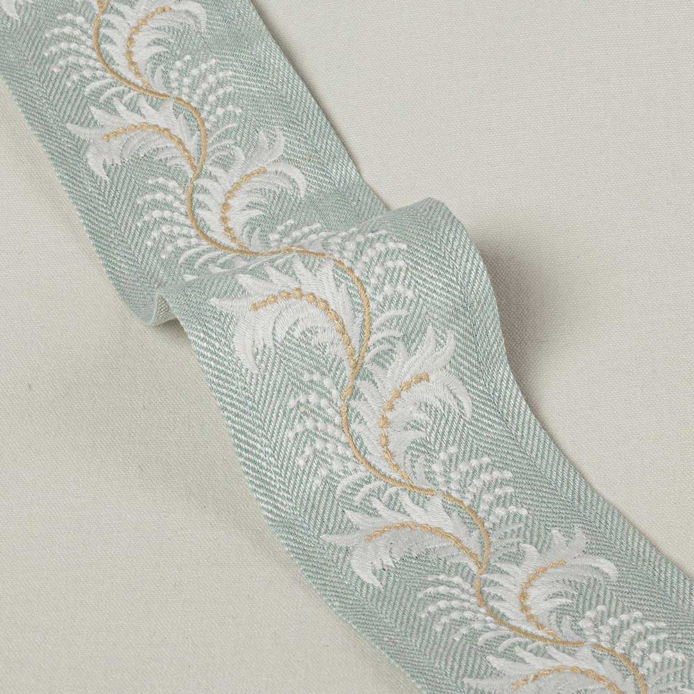 Feather Braid Aqua Trimmings by Colefax & Fowler - 05453-04 | Modern 2 Interiors