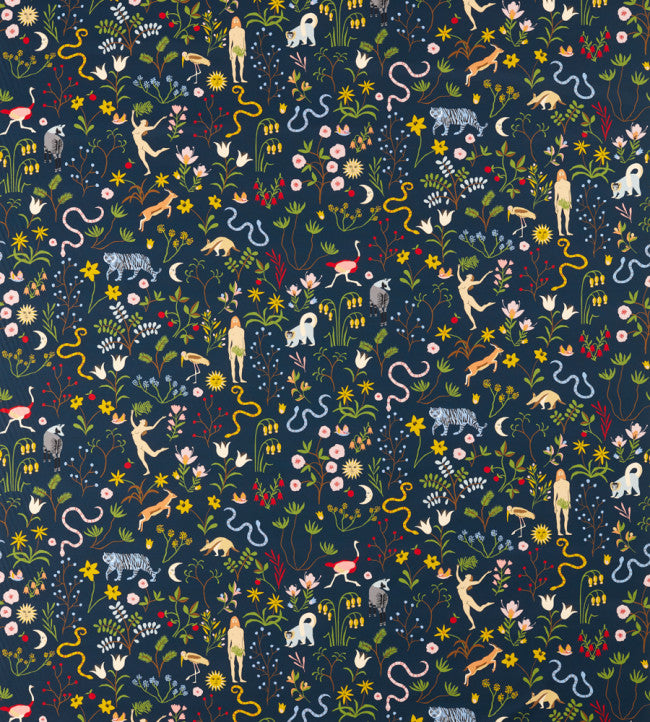 Garden Of Eden Midnight Fabric by SCION - NART121029 | Modern 2 Interiors
