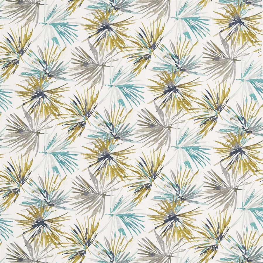 Aucuba Teal & Zest Fabric by Harlequin - 132240 | Modern 2 Interiors