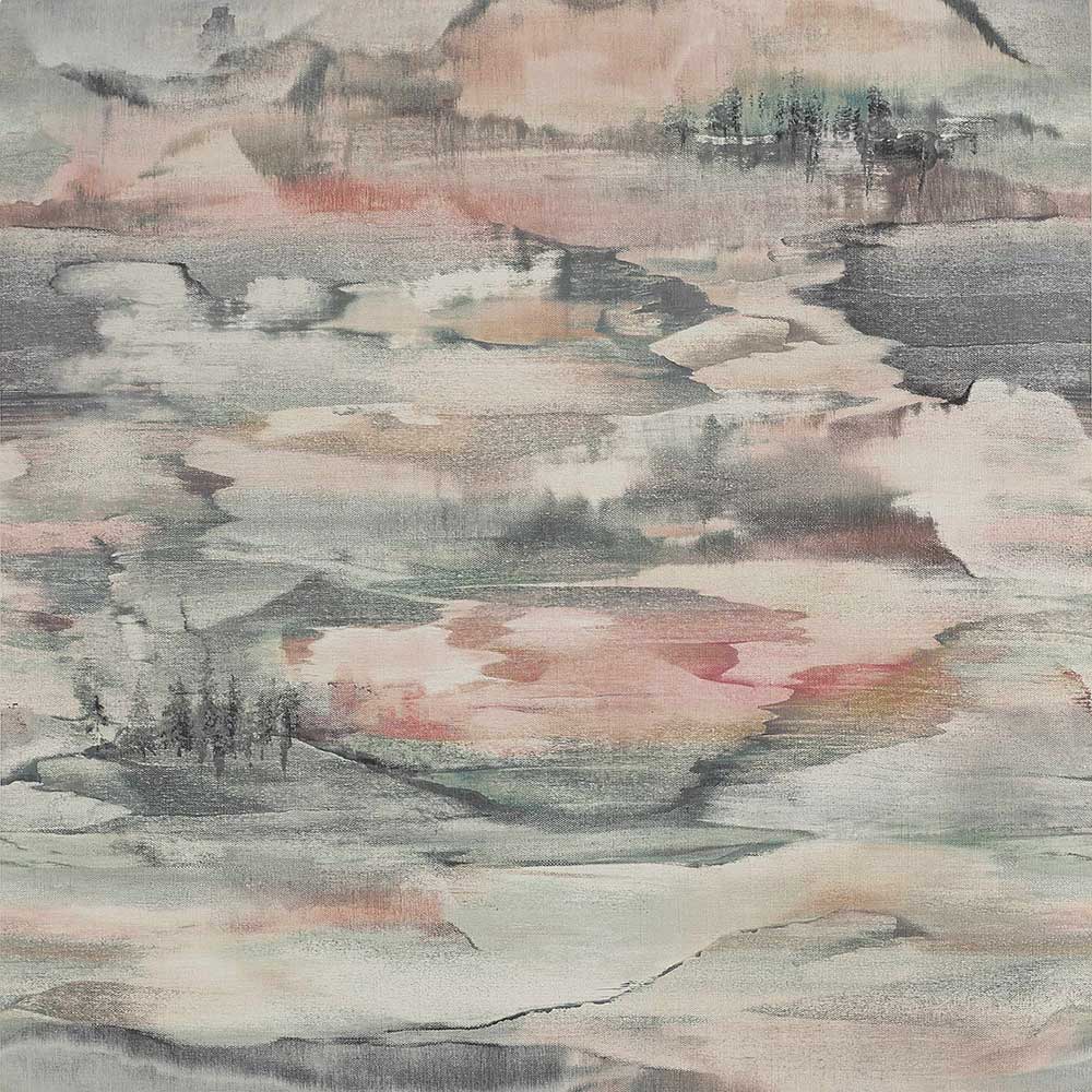 Jane Churchill Solace Wallpaper | Pink & Grey | J8010-02