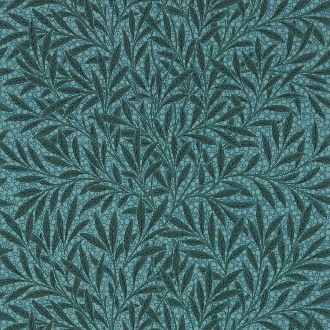 Emerys Willow Emery Blue Wallpaper